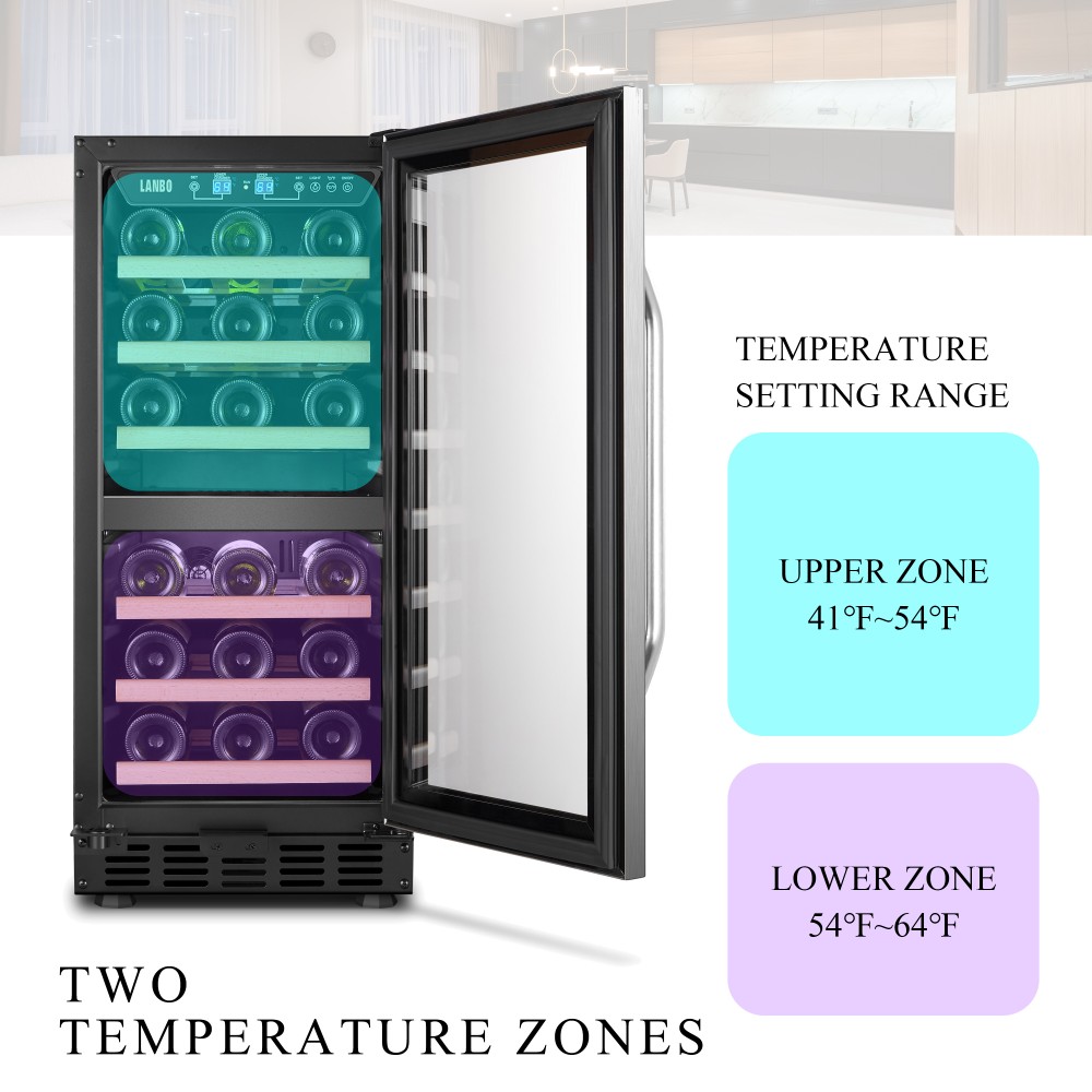 Wine cooler temps sale